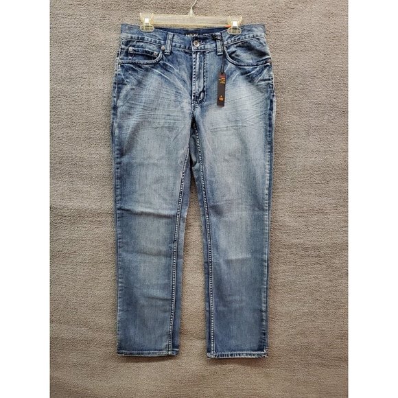Helix Other - Helix Men's Jeans 32X32 Blue Low Rise Slim Hip Straight Leg Denim Adult Outdoor